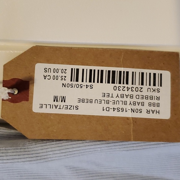 Harlow Ribbed Baby Tee - Picture 4 of 4